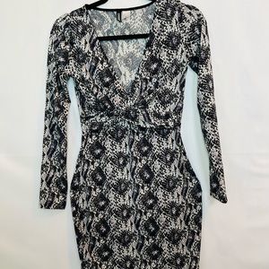 H&M Animal Print Casual Dress size 6